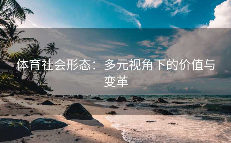 体育社会形态：多元视角下的价值与变革